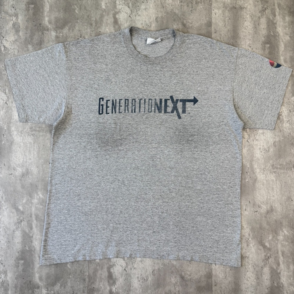 Vintage Pepsi Generation Next T Shirt Mens XXL Gray Single Stitch USA Made 1990s